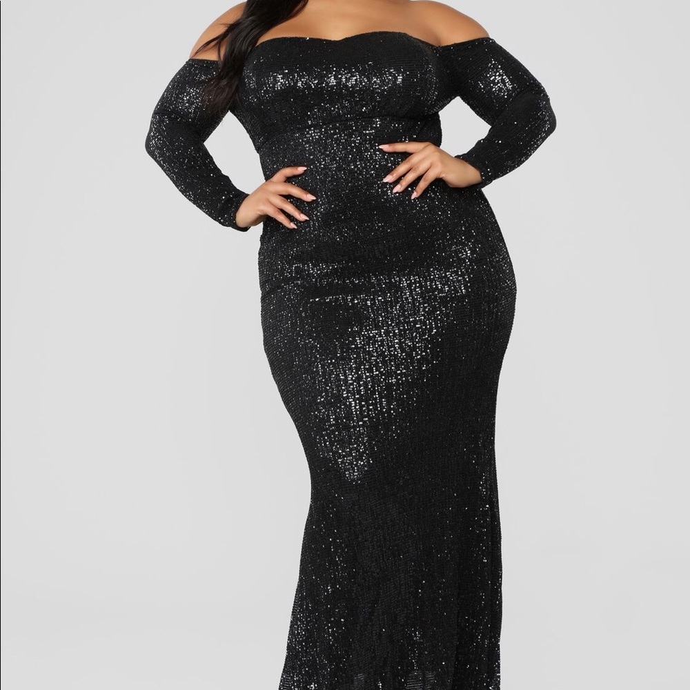 Fashion Nova Got Class Sequin Gown